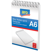 aro Bloc Notes Dictando A6 Cu Spirala 50 File